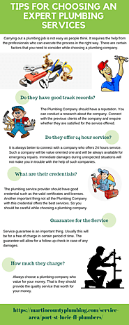 Tips for Choosing an Expert Plumbing Services