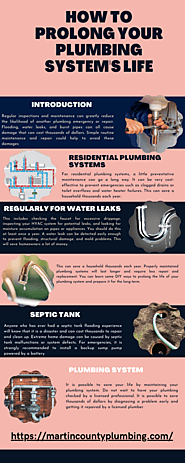 How to prolong your plumbing system's life