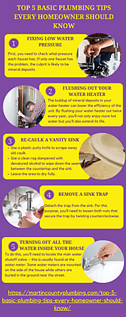 Top 5 Basic Plumbing Tips Every Homeowner Should Know