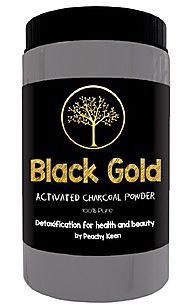 Activated Charcoal Powder, LARGE JAR, FOOD GRADE. For detoxification, teeth whitening, beauty mask, poison adsorption...