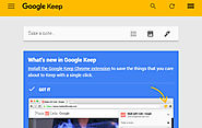 Google Keep for Chrome adds doodle functionality