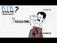 Alkaline water ionizer india from kyk call for demo 08520994916 or 09700100520