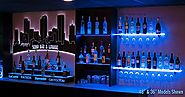 Best Lighted Liquor Bottle Shelves for The Home Bar