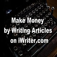 Earn online by writing articles on iWriter