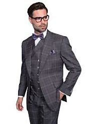 Enhance Your Personality With Plaid Double Breasted Suit