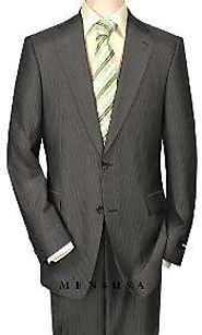Look Great With Blue Pinstripe Suit- MensUSA Online