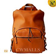 CWMALLS® Designer Leather Flap Backpack CW906065