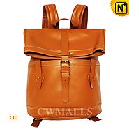 CWMALLS® Designer Leather Bucket Backpack CW906063