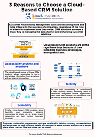 3 Reasons to Choose a Cloud-Based CRM Solution