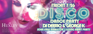 Disco Fever Comes to Huxley DC Nightclub and Lounge This Friday