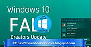 Get the Windows 10 Fall Creators Update: April Windows 10 Cumulative Updates are out! - The World of Windows