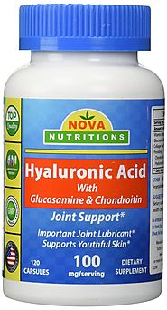 Nova Nutritions Hyaluronic Acid 100 mg per serving 120 Capsules