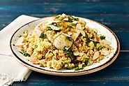 Moroccan Spiced Cod Parcel with Fragrant Couscous and Orange Dressing