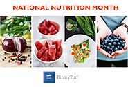 March - National Nutrition Month, Create Wonderful Dietitian And Nutritionist Websites
