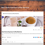 Best Home Espresso Coffee Machine