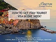 Apply for Italy Toruist or Visit Visa