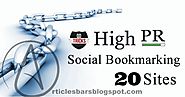 Most Effective 20 High PR Social Bookmarking Sites List | Backlink
