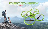 USA Toyz UDI U818A-1 Discovery 2.4GHz 4 CH 6 Axis Gyro RC Quadcopter with HD Camera Bundle with Transmitter, Li-Po Ba...
