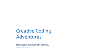 Creative Coding Adventures Lesson Plan