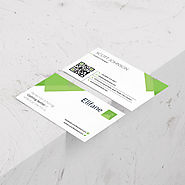 Green Corporate Business Card Design - TemplatesCraze.com