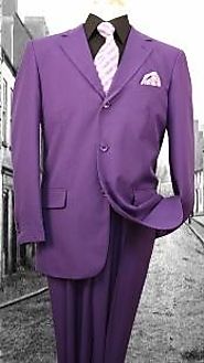 Get A Striking Look Easily With Purple Tuxedo
