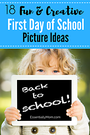 18 Fun & Creative First Day of School Picture Ideas