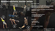 Calisthenics shoulder workout for beginners to advanced.