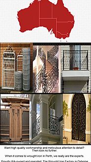 Wrought Iron factory - Perth wrought iron