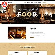 Grand Restaurant PSD Template for Restaurant Website