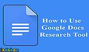Use Google Docs Research Tool: How-to