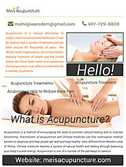 Acupuncture Treatments for Back Pain