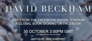 Case: David Beckham we współpracy z Facebookiem tworzy wirtualny event.