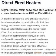 Direct Fired Convection Heater Walkthrough