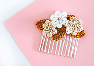 Make: Crochet Flower Hair Combs - Persia Lou