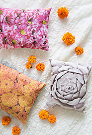 Create Vibrant Floral Photo Pillows