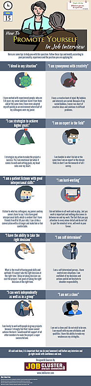 How to Promote Yourself in Job Interview [INFOGRAPHIC]
