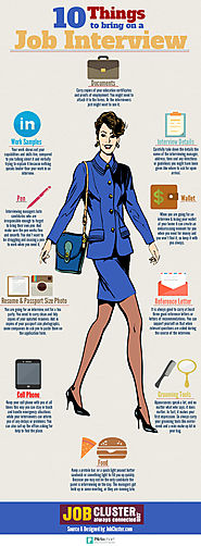 10 Essential Things to Bring to the Interview- Infographic