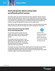 Smart grid operator delivers energy safely and efficiently with IoT services