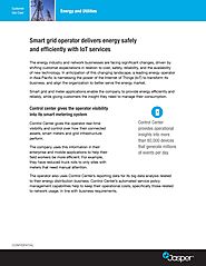Smart grid operator delivers energy safely and efficiently with IoT services