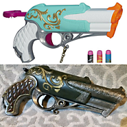 Steampunk tri-pistol