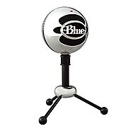 Blue Snowball USB Microphone for PC, Mac, Gaming, Recording, Streaming, Podcasting, Condenser Mic with Cardioid and O...