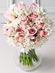 Order extensive variety of flowers Bouquet online in Ghaziabad