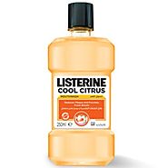 Listerine® Cool Citrus Mouthwash for Dental Plaque Removal