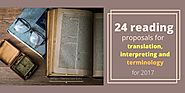 24 reading proposals for translation, interpreting and terminology for 2017