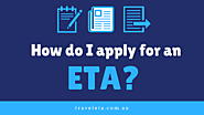how to apply for an ETA to Australia