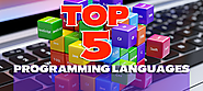 Top 5 Programming Languages used in Developments