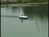 RC Hovercraft On Water