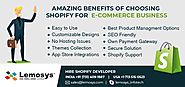 20 Benefits of Using Shopify for Online E-Store Development | Lemosys