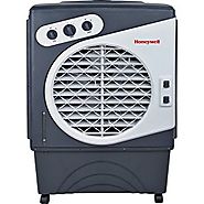 Honeywell CO60PM 125 Pt. Commercial Indoor/Outdoor Portable Evaporative Air Cooler - White/Grey