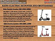 Buy Kids Electric Scooters and Electric Moped from The Electric Motor Shop